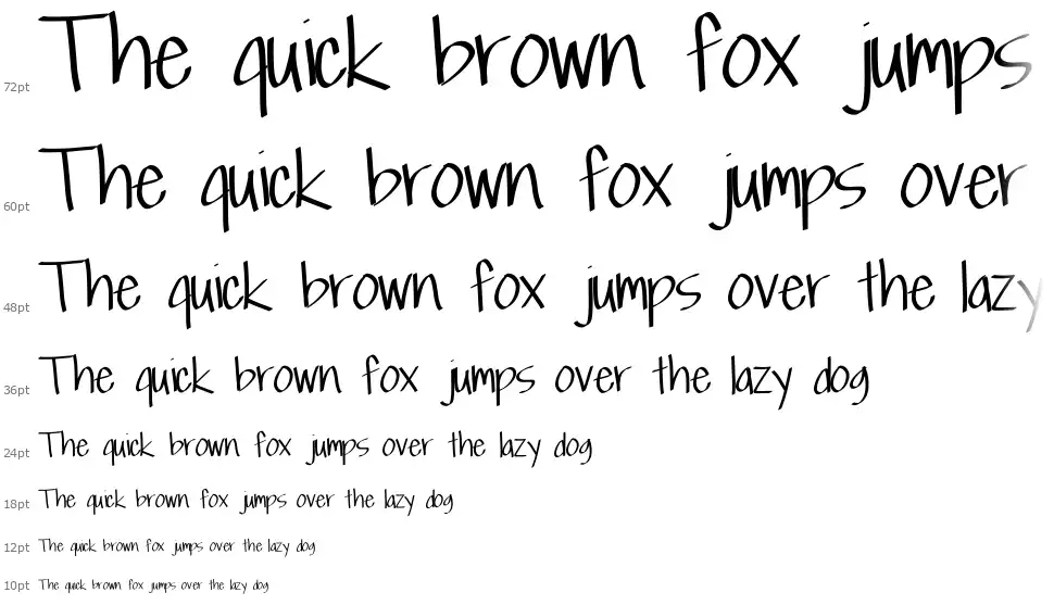 Scriptfontfont waterfall