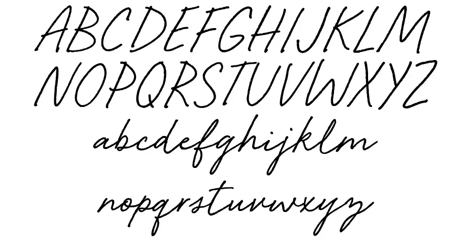 Seaside Groovefont specimens