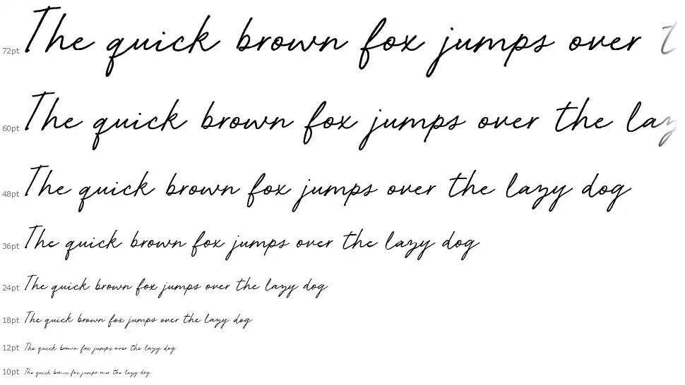 Seaside Groovefont waterfall