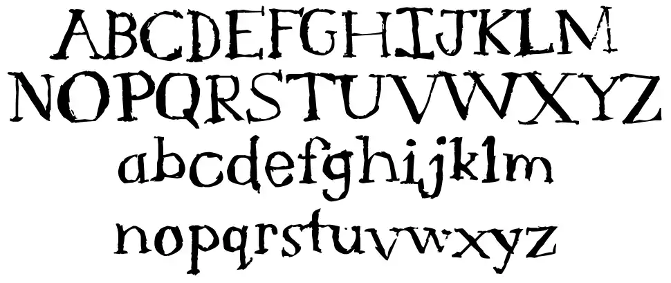 Serif Sketchfont specimens