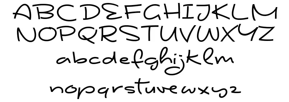 Shape Variable Scriptfont specimens