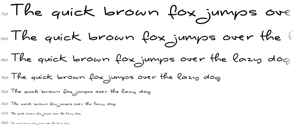 Shape Variable Scriptfont waterfall