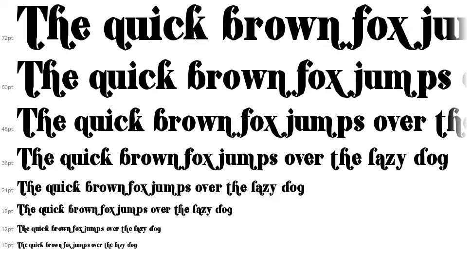 ShiftyChicaTwo-Regularfont waterfall