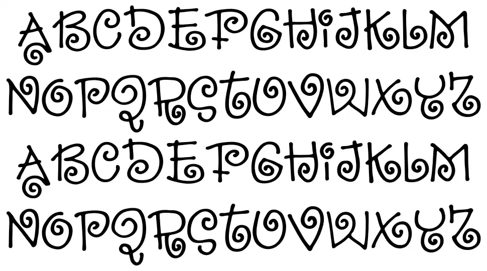Sillyheartfont specimens