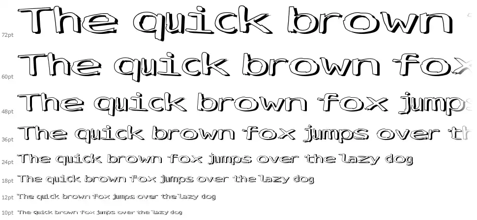 Simply Freshfont waterfall