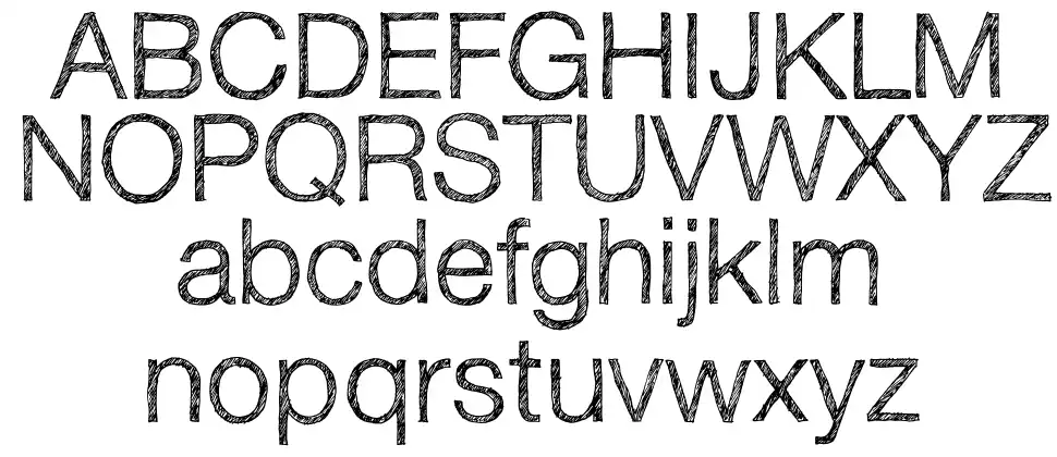 Sketchetik Lightfont specimens