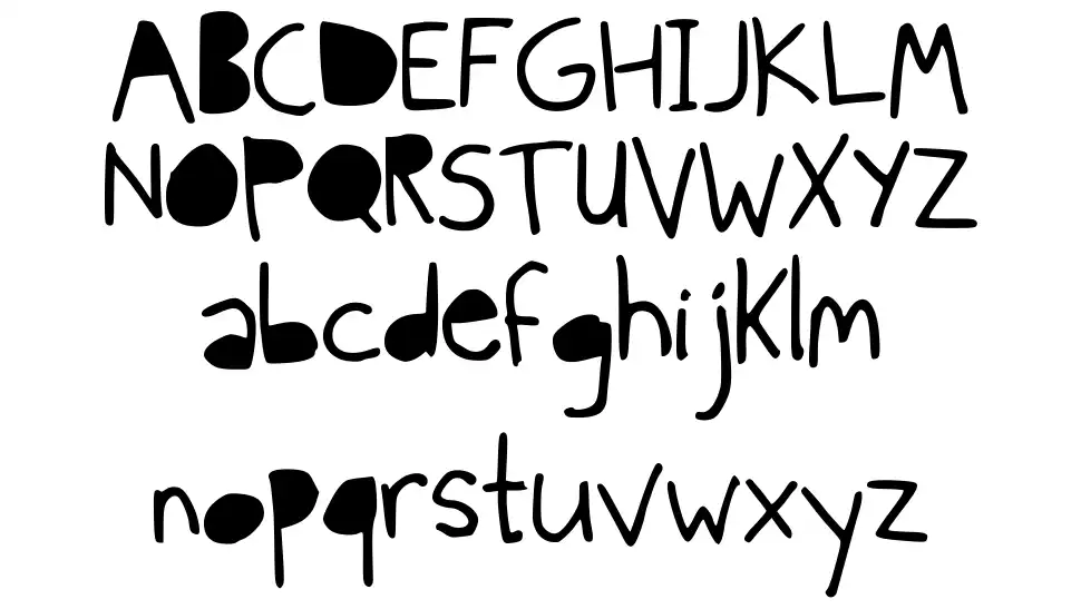 Skinny Blackfont specimens