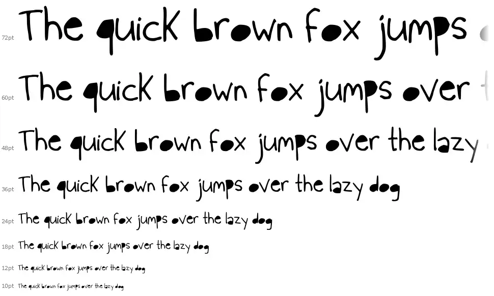 Skinny Blackfont waterfall
