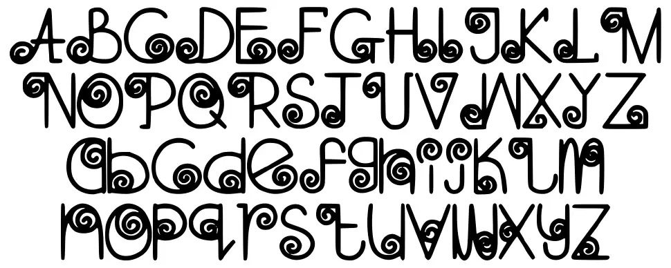 Skinny Navigatorfont specimens