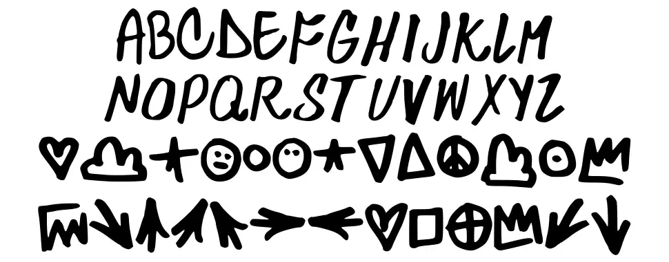 Skylarkingfont specimens