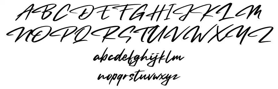 Smooth Fantasyfont specimens