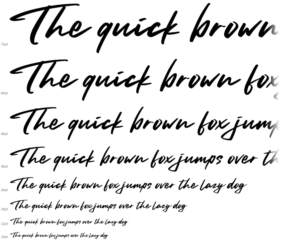 Smooth Fantasyfont waterfall