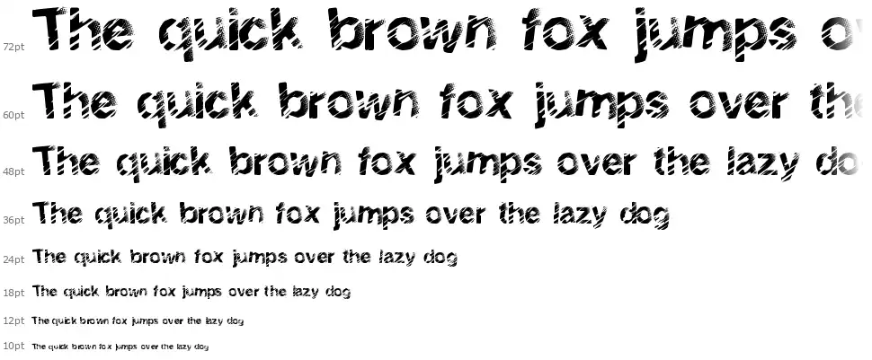 Solid Eventfont waterfall