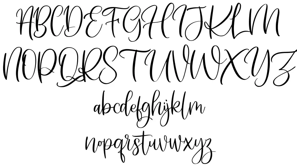 Someday Scriptfont specimens