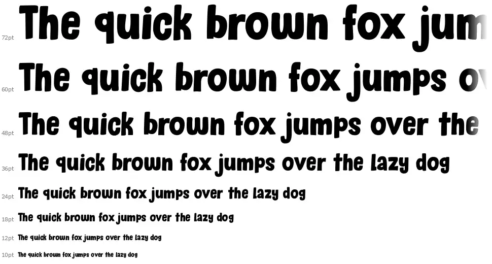 Sound Bubblefont waterfall