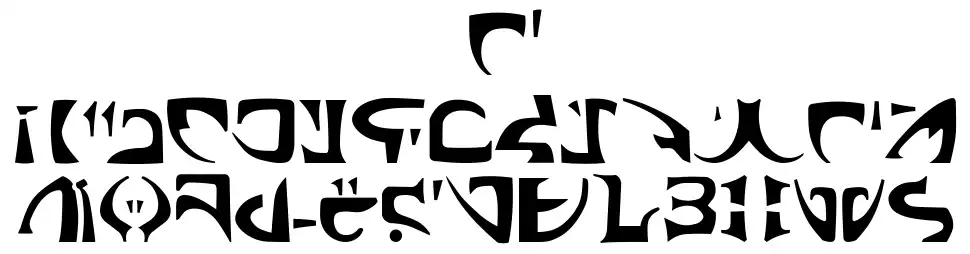 Space Encounterfont specimens