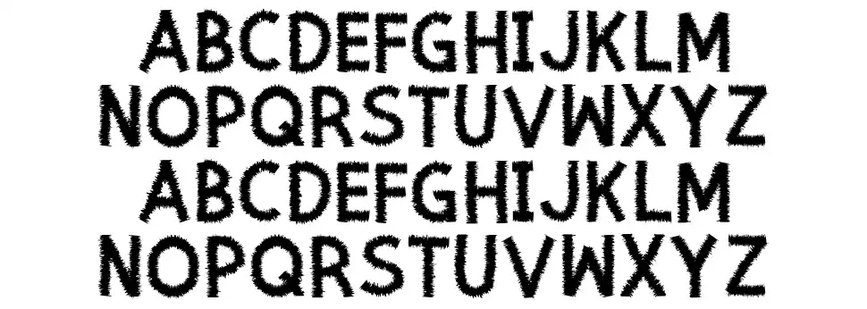 Spinefont specimens