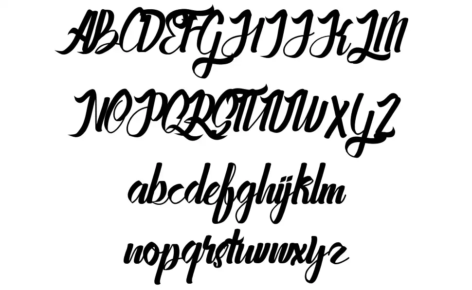 Stayhendfont specimens