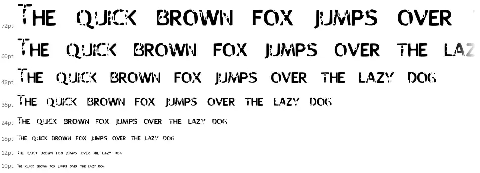 Strange Boyfont waterfall