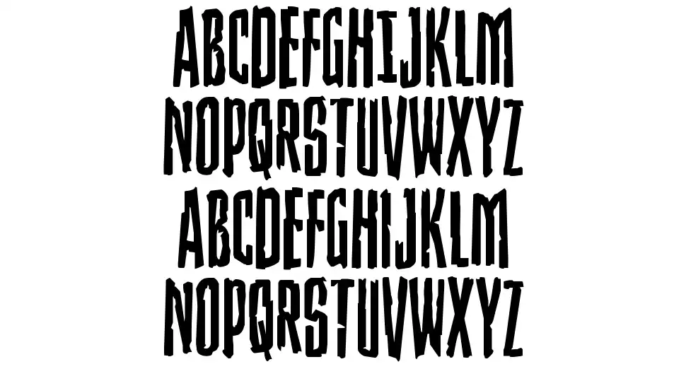 Stranger Dangerfont specimens