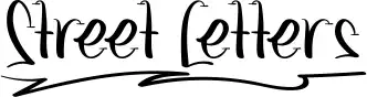 Street Letters