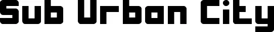 Sub Urban City