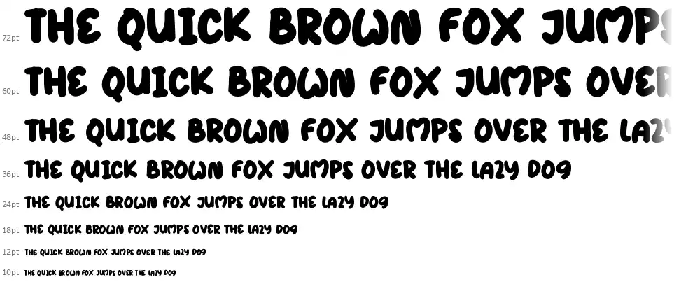 Summer Holidayfont waterfall