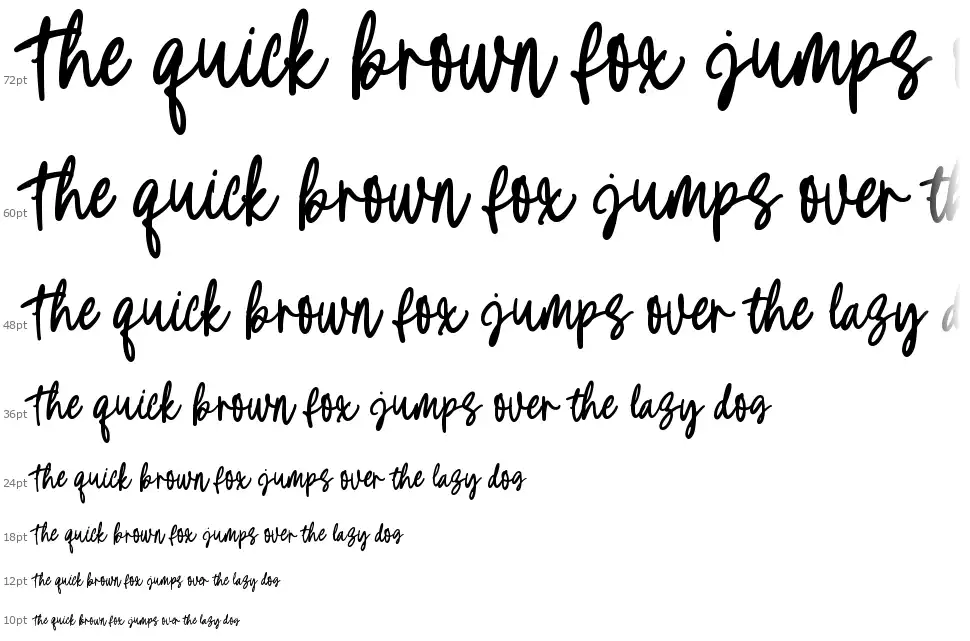 Summer Stylishfont waterfall