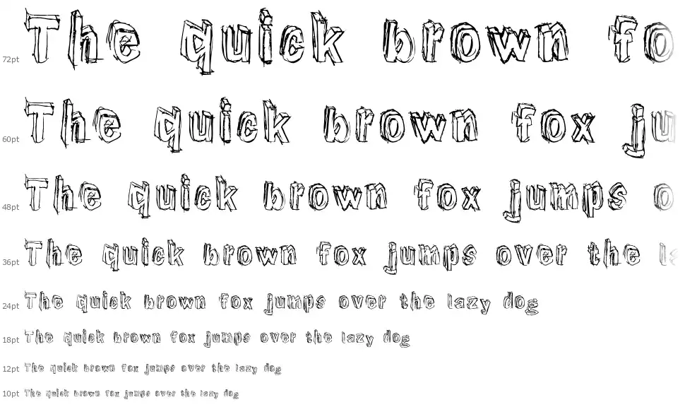 Suppenkasperfont waterfall
