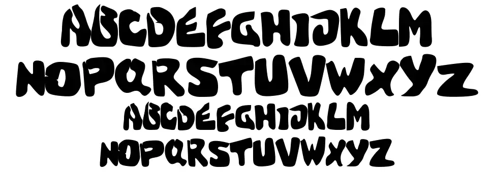 Sweet Torture (cracked brain)font specimens