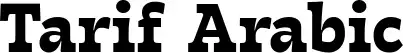 Tarif Arabic