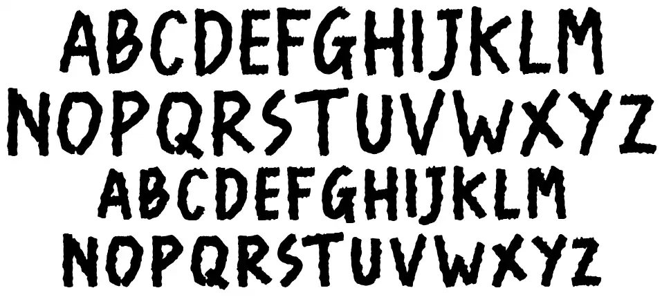 The Ever Awkwardfont specimens