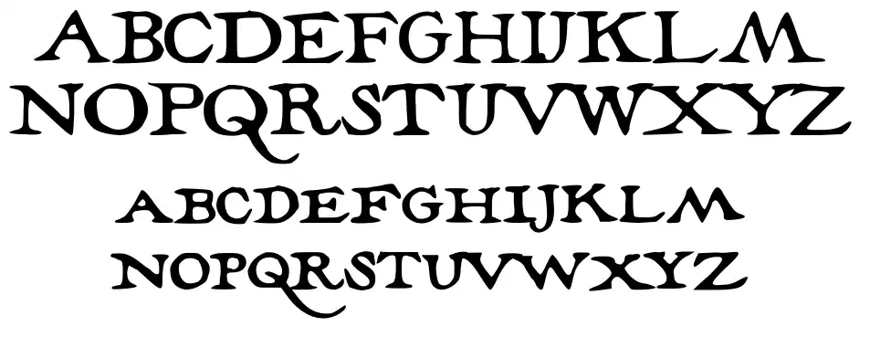 The Marauder's Map Ürün Özellikleri The Marauder's Mapfont specimens