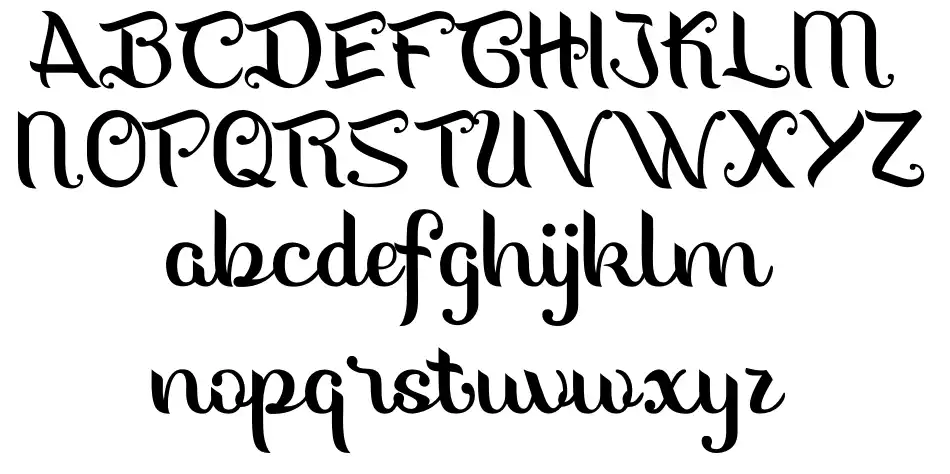 The Sweetheart Ürün Özellikleri The Sweetheartfont specimens