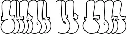 Throw-up Font