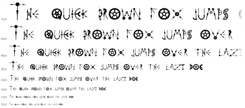 Time to get a Watchfont waterfall