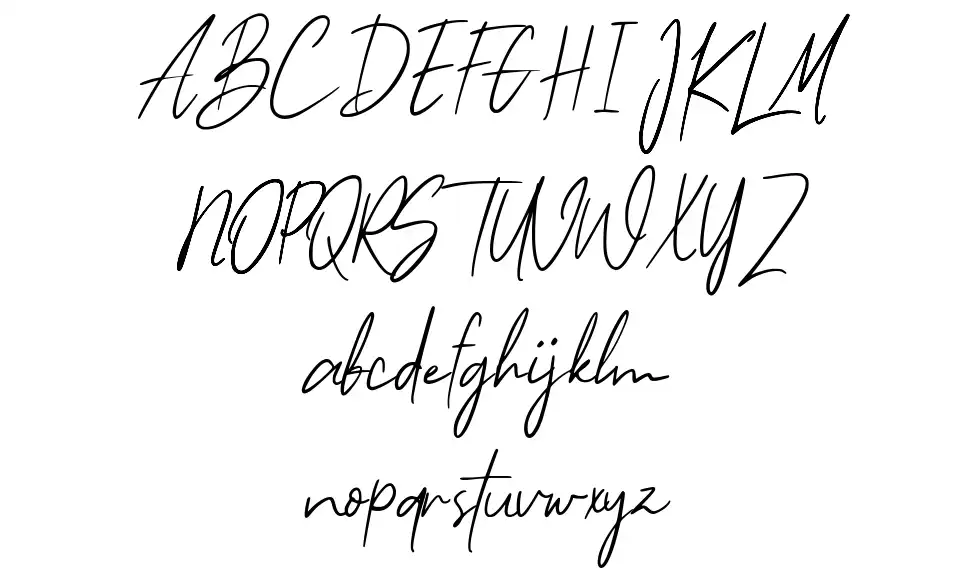 Tokyosignfont specimens