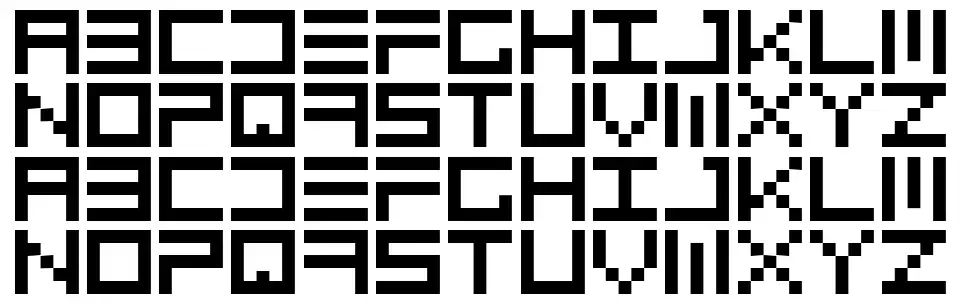 Topofont specimens