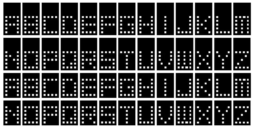 Tower Blockfont specimens