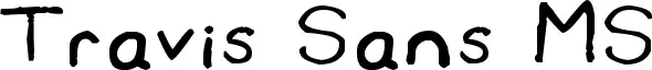 Travis Sans MS