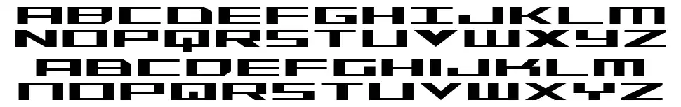 Trireme font specimens