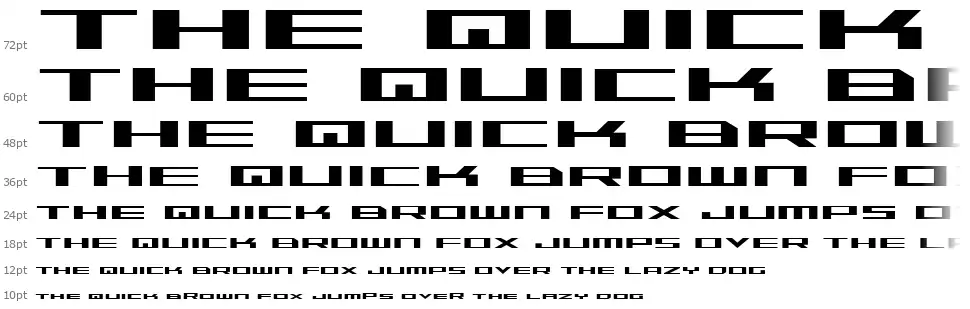 Trireme font waterfall