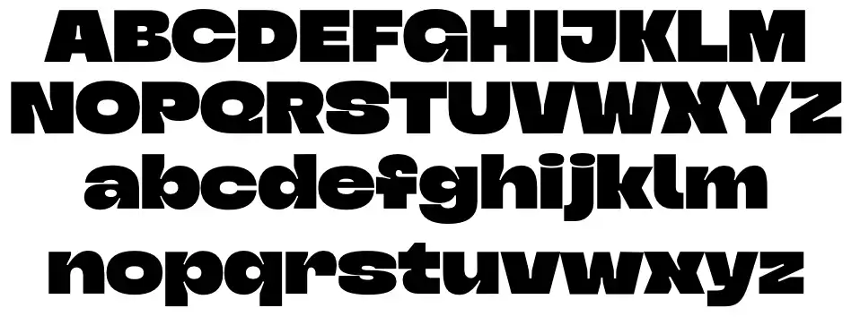 Triver Ürün Özellikleri Triverfont specimens