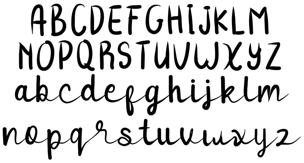 Tuesday Blinkfont specimens