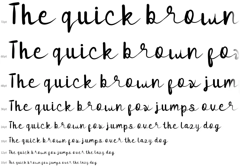 Tuesday Blinkfont waterfall