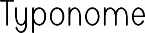 Typonome