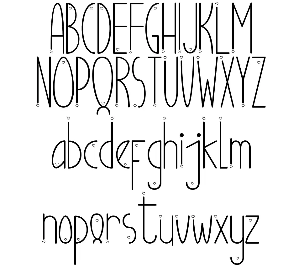 Ubur Ubur with Lovefont specimens