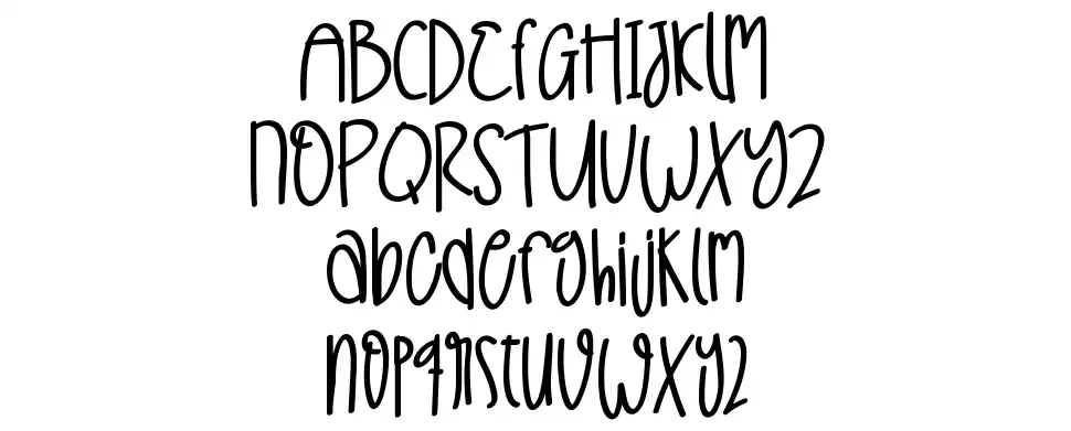 Unicorns In Summerfont specimens