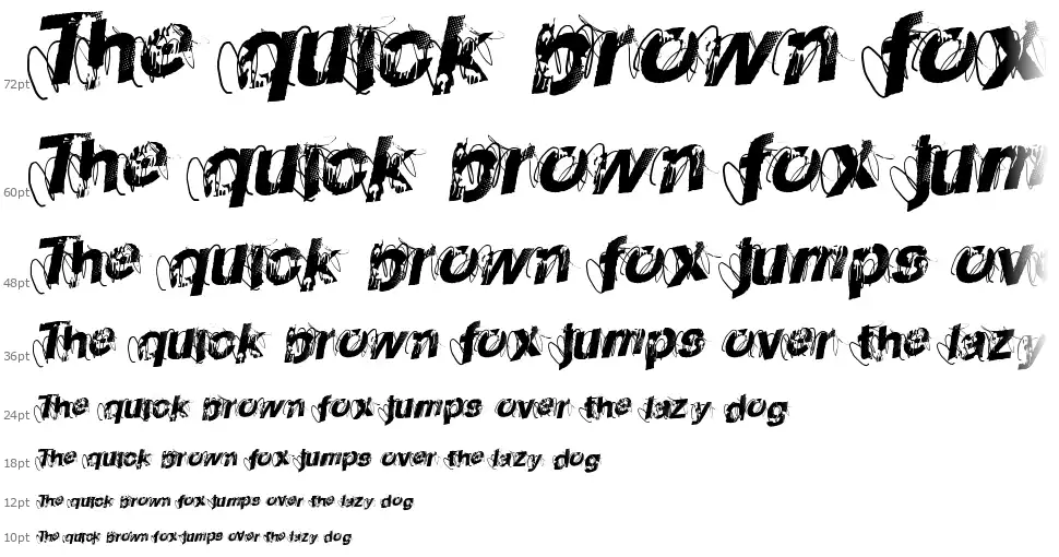 Urban Posterfont waterfall