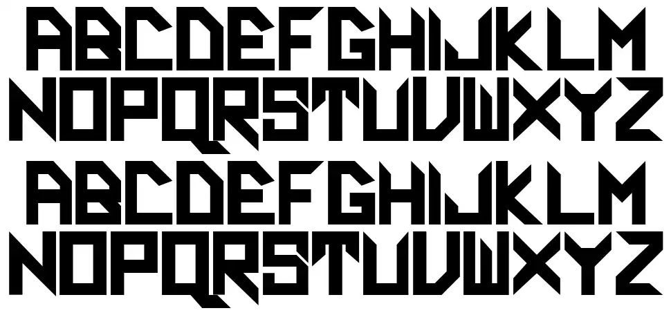 Vador Blackfont specimens